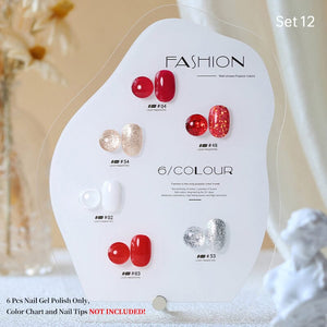 6pcs 15ml Nail Gel Set Gel Nail Polish UR SUGAR 