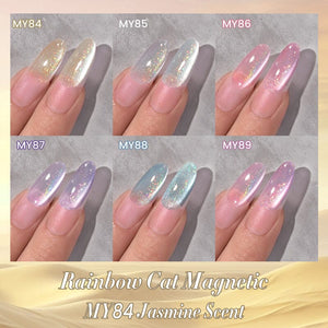 Water Light Cat Magnetic Gel Polish MY84 Jasmine Scent 10ml Gel Nail Polish BORN PRETTY 