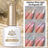Water Light Rainbow Cat Magnetic Gel Polish MY84-MY89 10ml Gel Nail Polish BORN PRETTY 