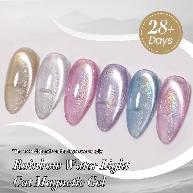 Water Light Rainbow Cat Magnetic Gel Polish MY84-MY89 10ml Gel Nail Polish BORN PRETTY 