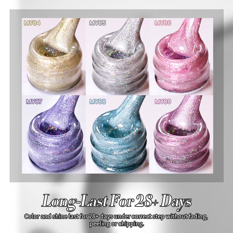 Water Light Rainbow Cat Magnetic Gel Polish MY84-MY89 10ml Gel Nail Polish BORN PRETTY 