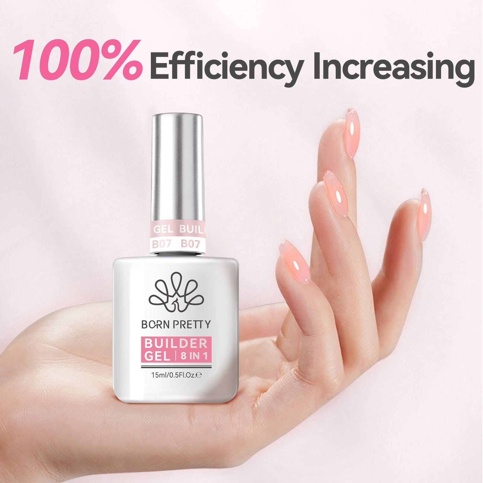 8 in 1 Builder Gel BG07 15ml Gel Nail Polish BORN PRETTY 