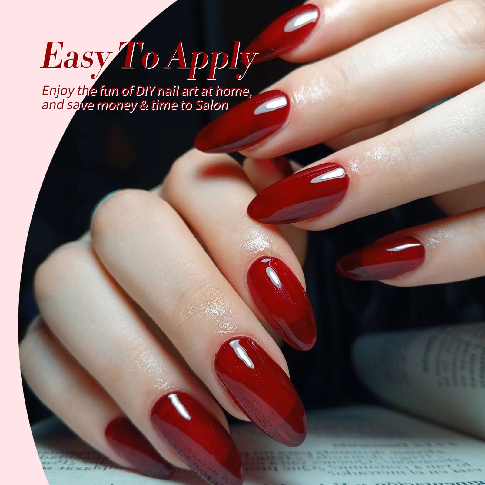 4 Colors Ruby Rose Jelly Gel Polish Set 7ml Gel Nail Polish BORN PRETTY 
