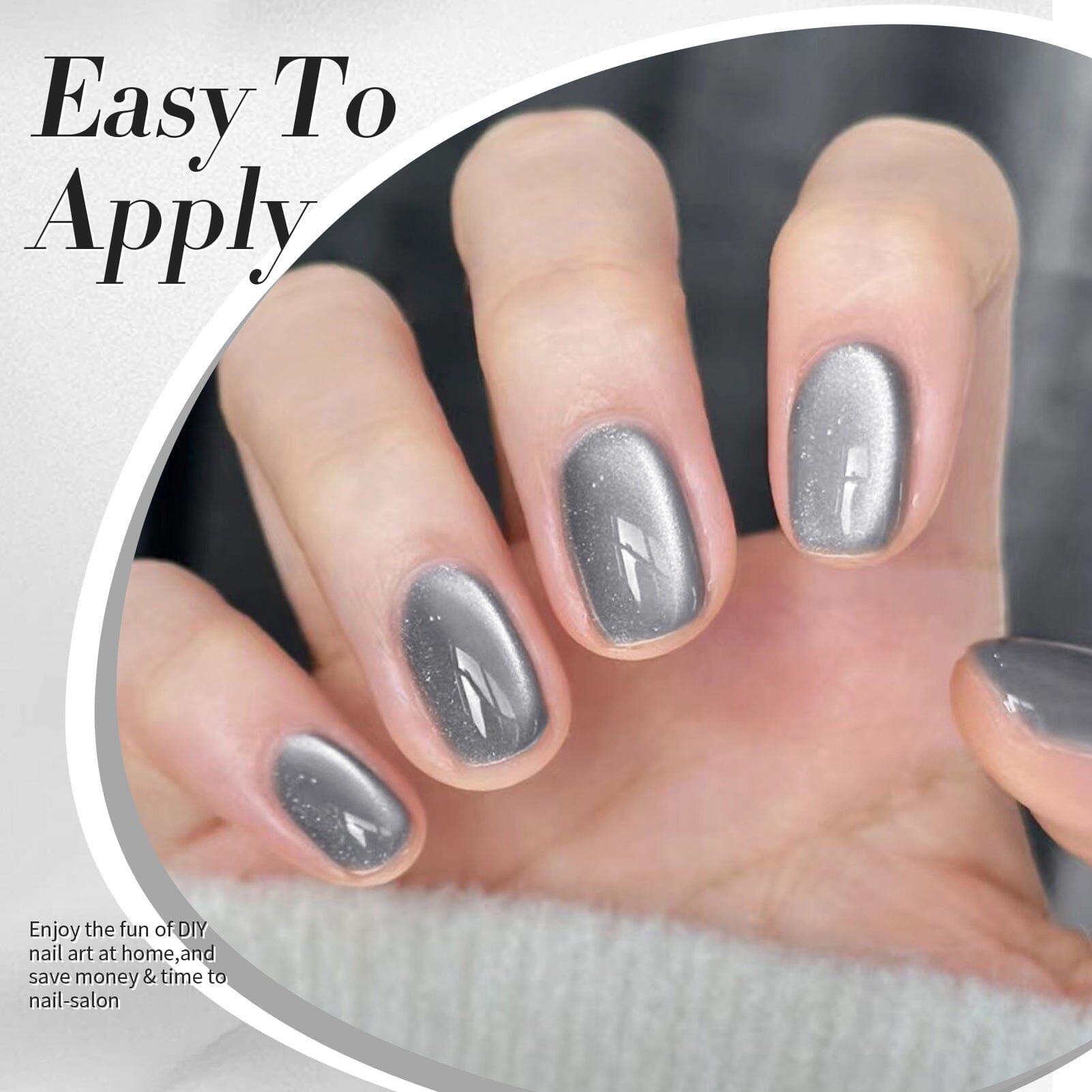 Moonlight Cat Magnetic Gel - Gray 15ml Gel Nail Polish BORN PRETTY 