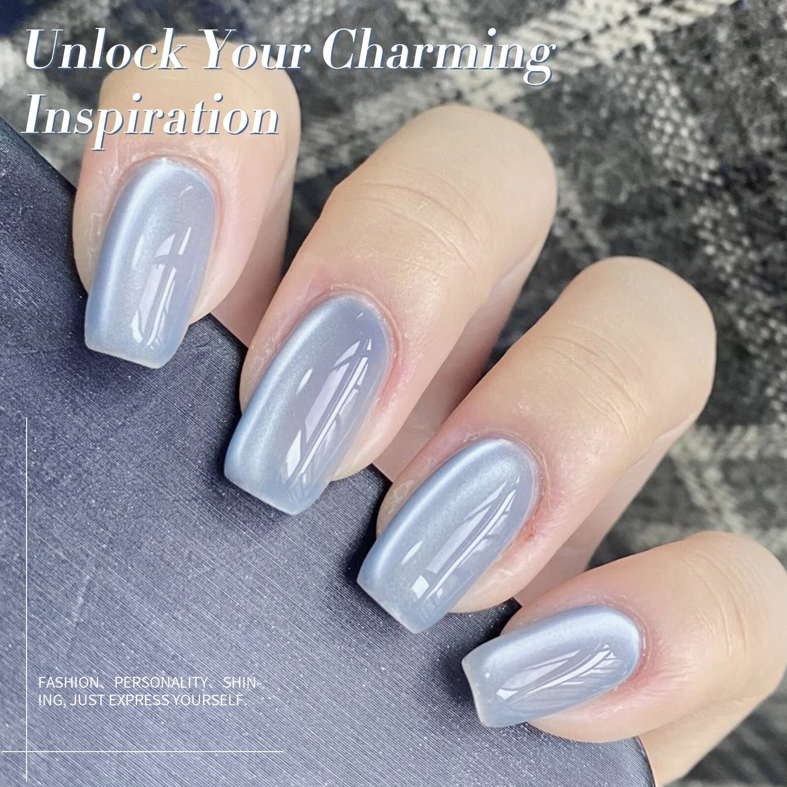 Blue Moonlight Cat Magnetic Gel 15ml Gel Nail Polish BORN PRETTY 