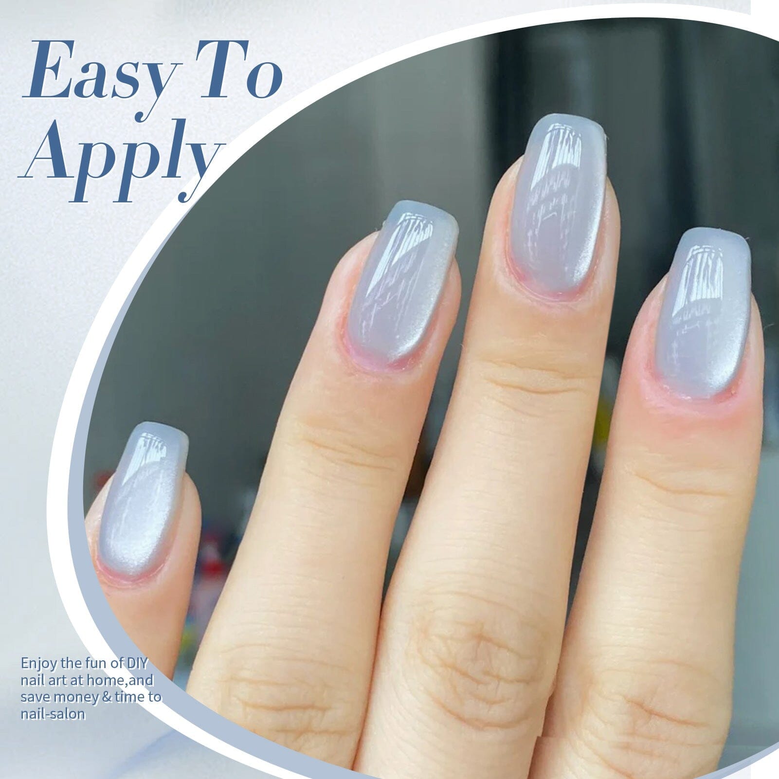 Blue Moonlight Cat Magnetic Gel 15ml Gel Nail Polish BORN PRETTY 