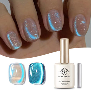Blue Auroras Cat Magnetic Gel Polish 15ml Gel Nail Polish BORN PRETTY 