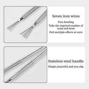 7 Pin Nail Art Liner Brush Tools & Accessories No Brand 