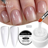 6 in 1 Hard Gel 8ml Extension Nail Gel LILYCUTE LC-HG01 