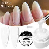 6 in 1 Hard Gel 8ml Extension Nail Gel LILYCUTE LC-HG02 
