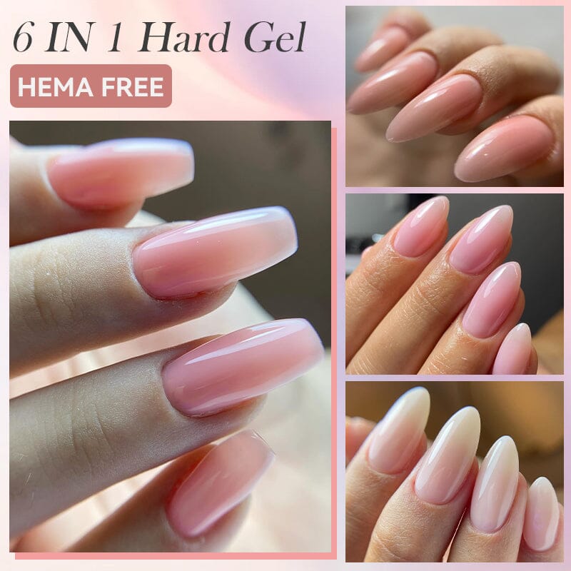 6 in 1 Hard Gel 8ml Extension Nail Gel LILYCUTE 