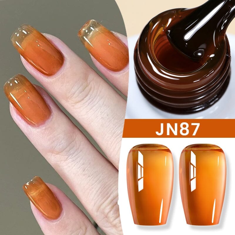 Jelly Nude Gel Autumn Winter Colors 10ml Gel Nail Polish BORN PRETTY JN87 