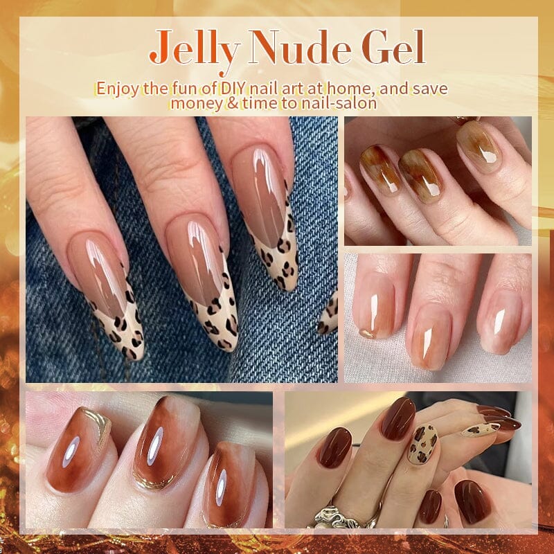 Brown Jelly Gel Polish JN87 10ml Gel Nail Polish BORN PRETTY 