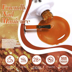 Brown Jelly Gel Polish JN87 10ml Gel Nail Polish BORN PRETTY 
