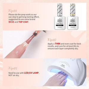 Nude Silk Peach Milky Jelly Gel Polish #21 15ml Gel Nail Polish BORN PRETTY 
