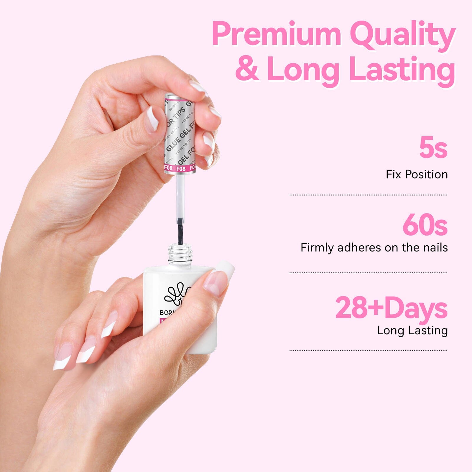 Multifunctional Nail Glue Gel for Tips 15ml Gel Nail Polish BORN PRETTY 