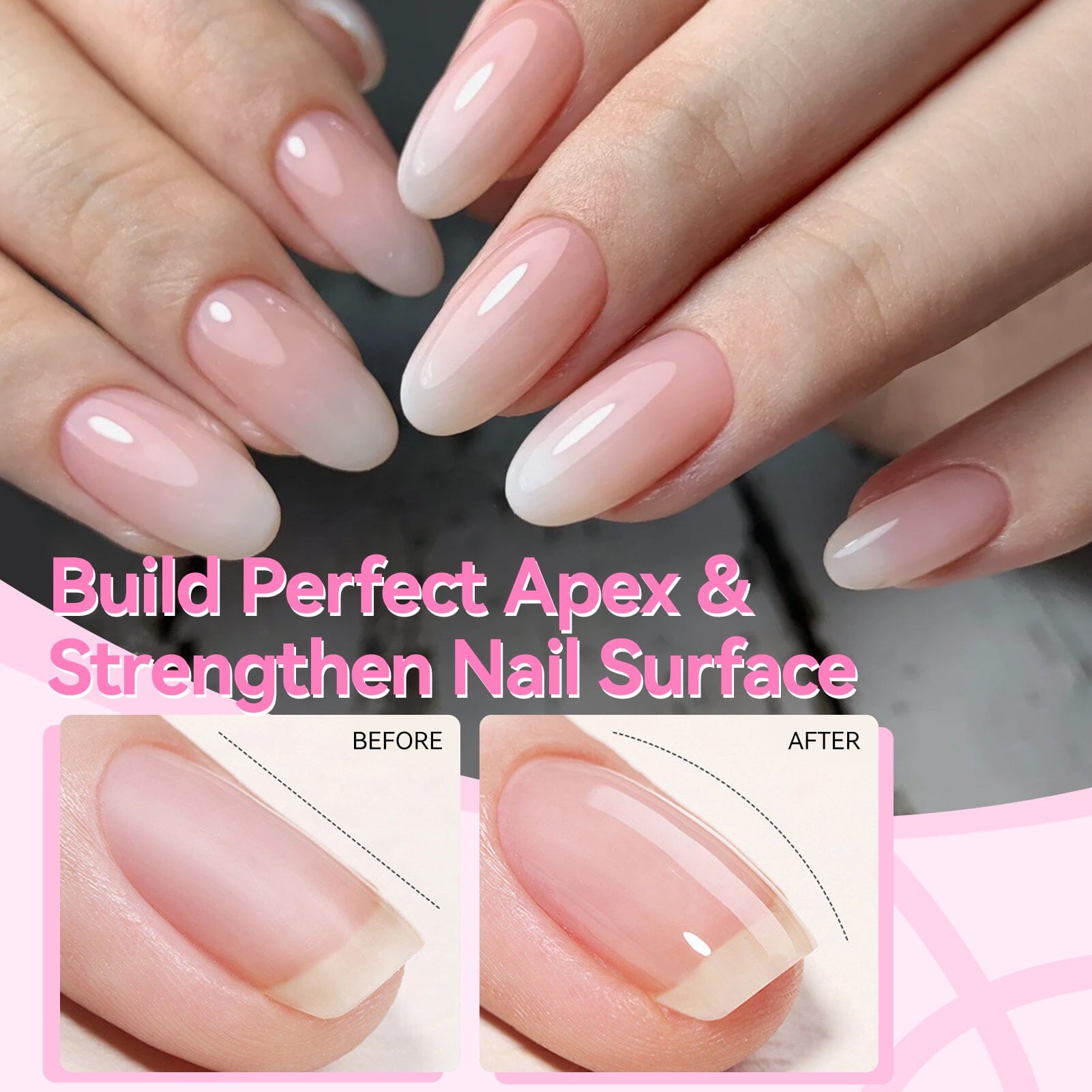 Multifunctional Nail Glue Gel for Tips 15ml Gel Nail Polish BORN PRETTY 