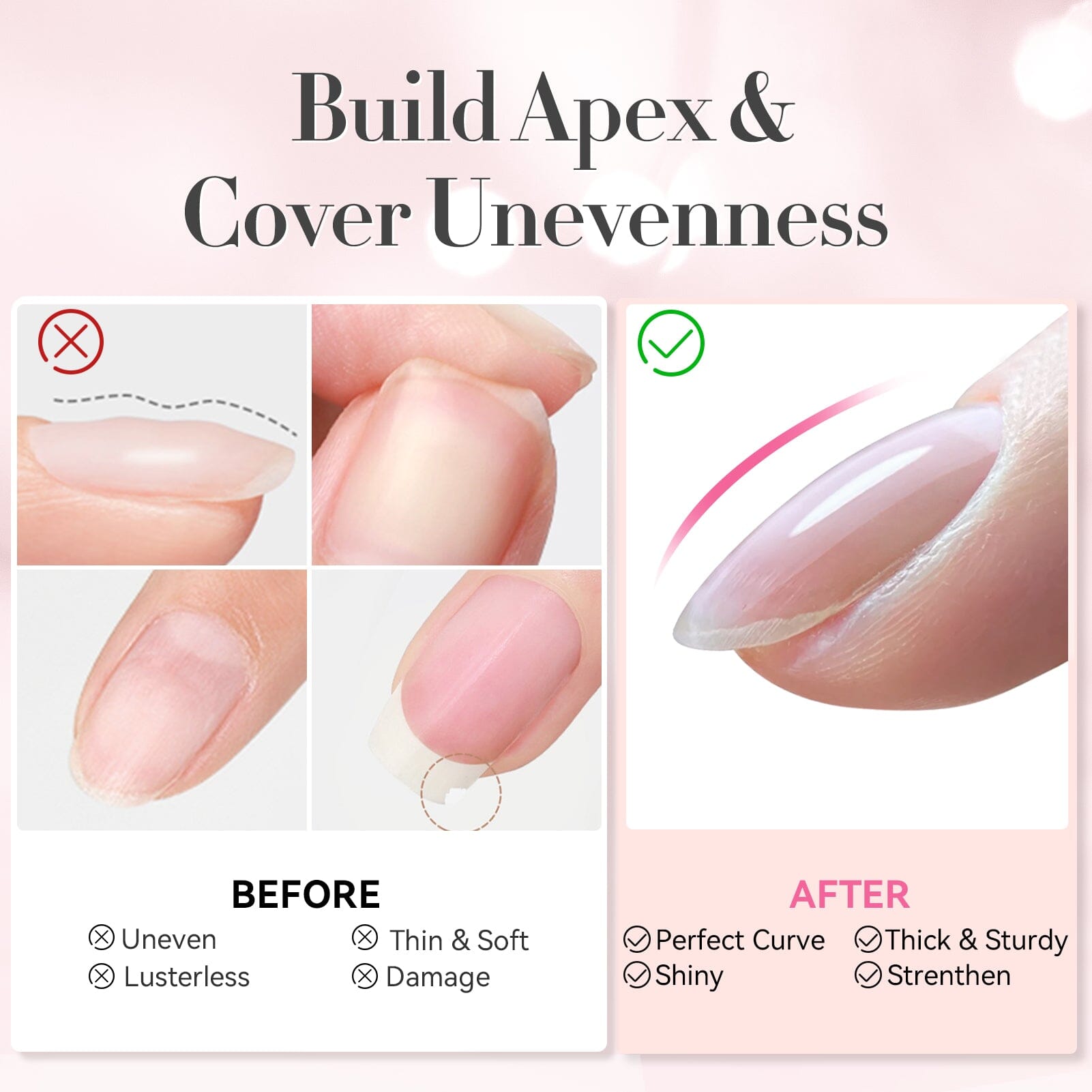 6 Colors 8 in 1 Builder Gel Polish Set 7ml Gel Nail Polish BORN PRETTY 