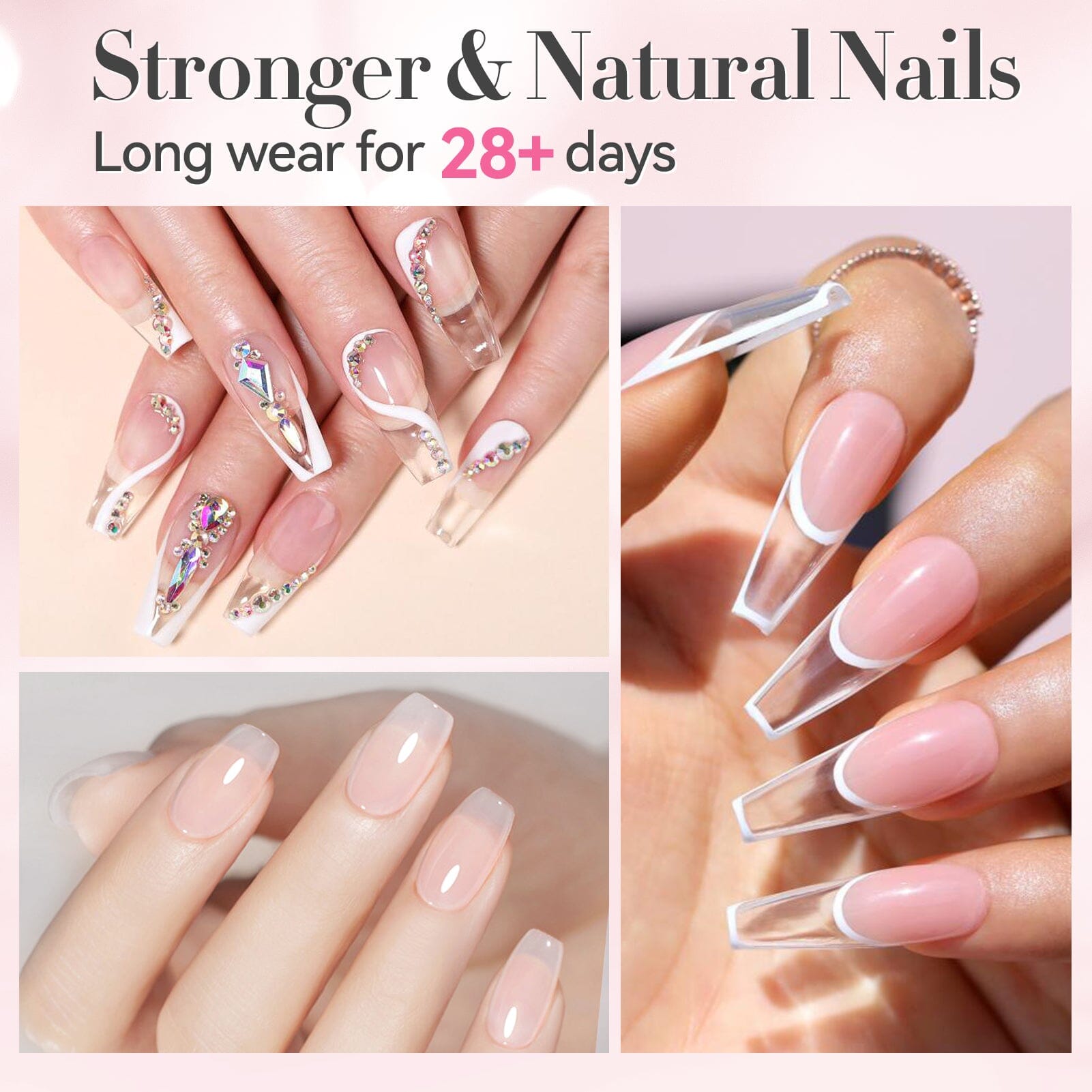 6 Colors 8 in 1 Builder Gel Polish Set 7ml Gel Nail Polish BORN PRETTY 