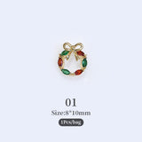 Christmas Rhinestones Alloy 3D Nail Decoration Nail Decoration No Brand 01 
