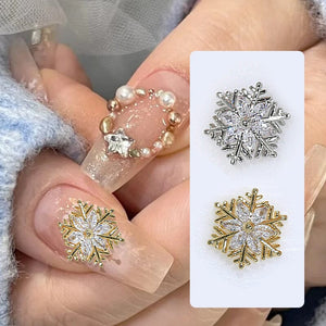 Christmas Rhinestones Alloy 3D Nail Decoration Nail Decoration No Brand 