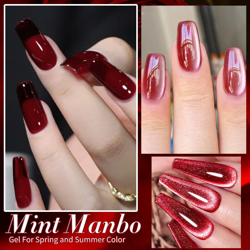 6 Colors Red Gel Polish Set 02 10ml Gel Nail Polish BORN PRETTY 