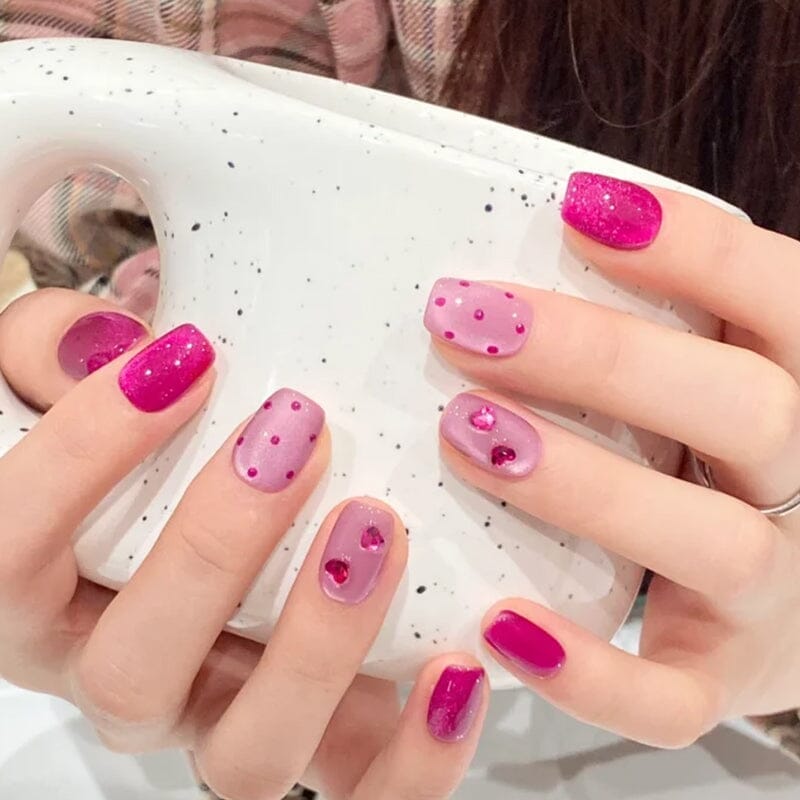 6 Colors Vivi Magenta Gel Polish Set 03 10ml Gel Nail Polish BORN PRETTY 