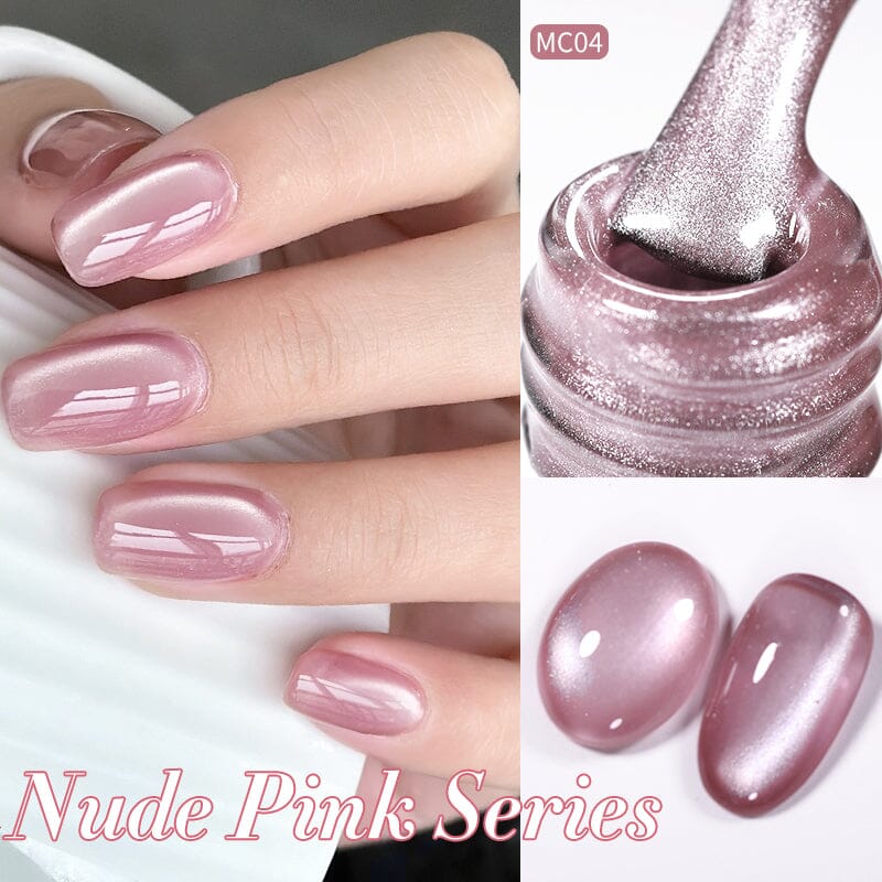6 Colors Nude Pink Gel Polish Set 04 10ml Gel Nail Polish BORN PRETTY 