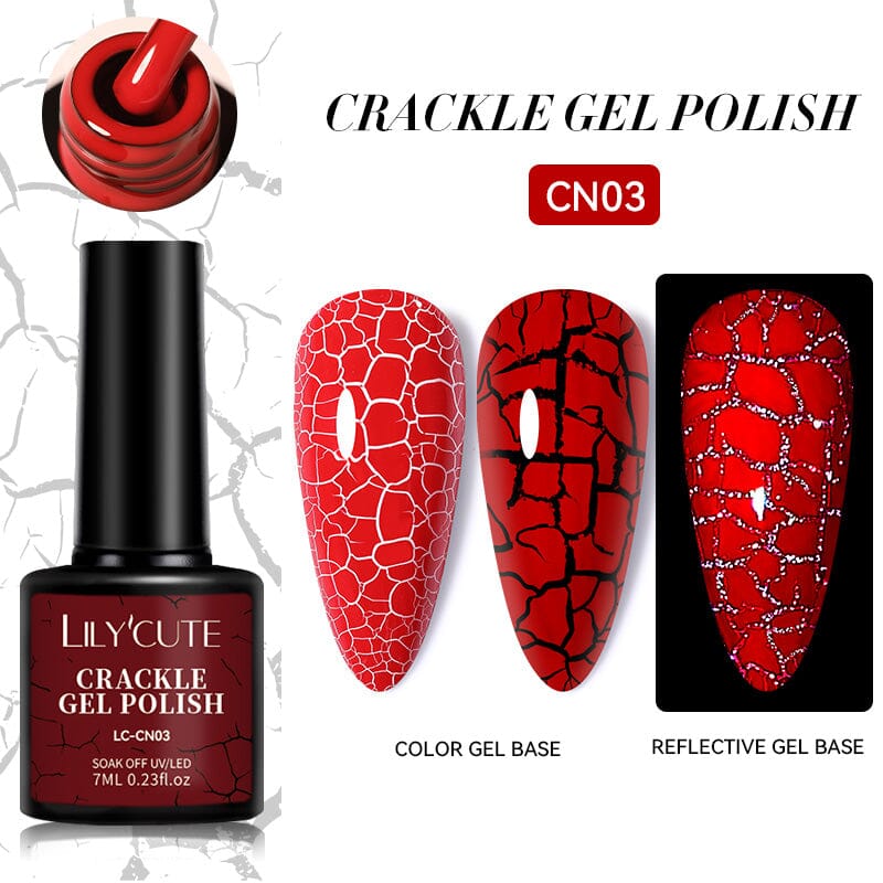 Crackle Gel Polish 7ml Gel Nail Polish LILYCUTE CN03 