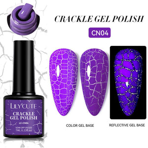 Crackle Gel Polish 7ml Gel Nail Polish LILYCUTE CN04 