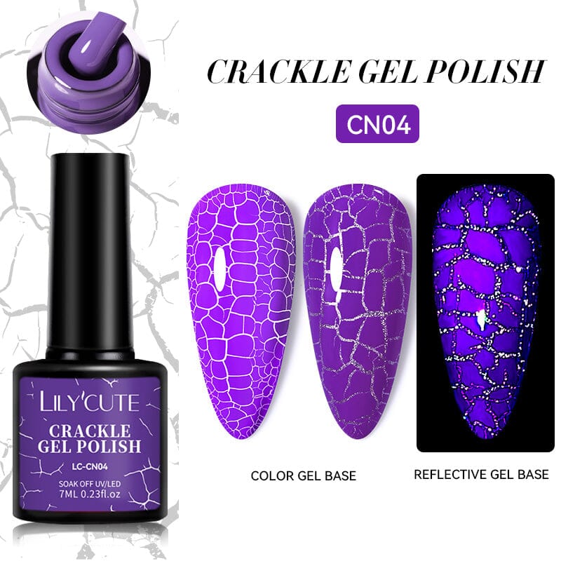 Crackle Gel Polish 7ml Gel Nail Polish LILYCUTE CN04 