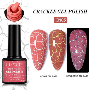 Crackle Gel Polish 7ml Gel Nail Polish LILYCUTE CN05 