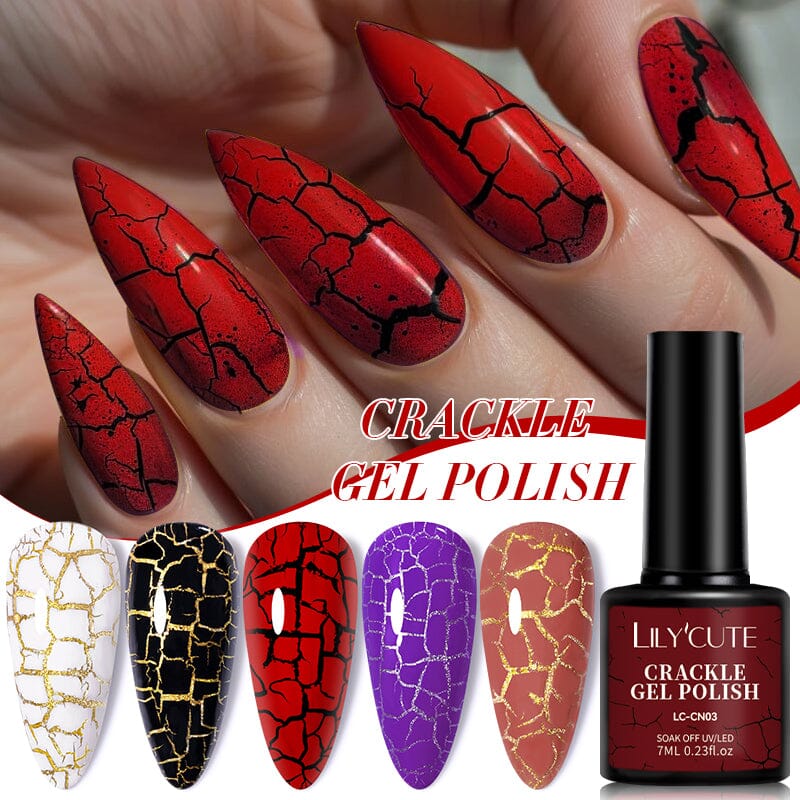 Crackle Gel Polish 7ml Gel Nail Polish LILYCUTE 