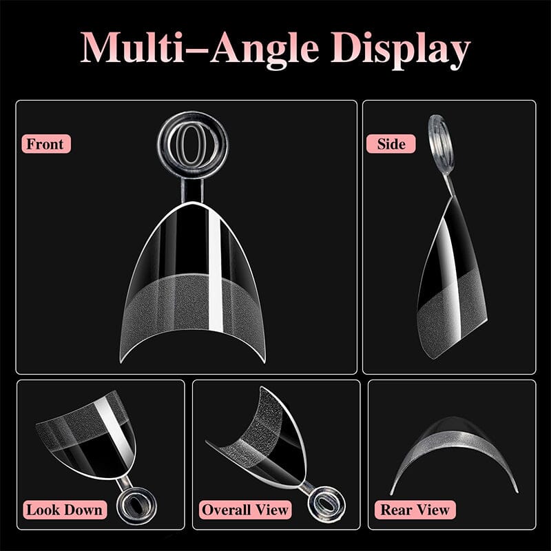 120/240pcs Half Cover Matte Short Almond Nail Tips Nail Tips No Brand 