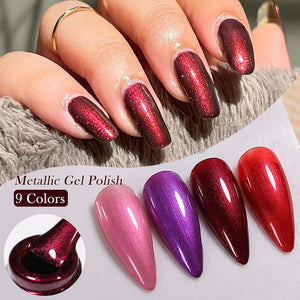 Metallic Gel Polish 7ml Gel Nail Polish LILYCUTE 