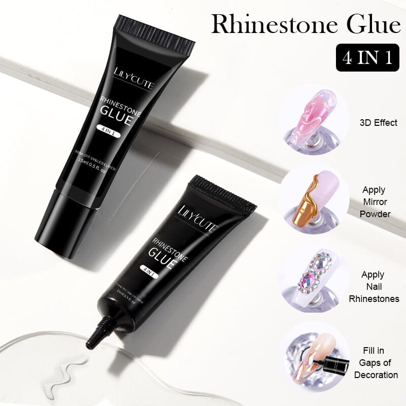 4 in 1 Rhinestone Glue 15ml Clearance LILYCUTE 