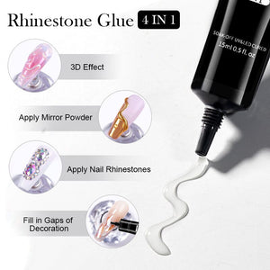 4 in 1 Rhinestone Glue 15ml Clearance LILYCUTE 