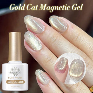 Gold Cat Magnetic Gel GC01 10ml Gel Nail Polish BORN PRETTY 