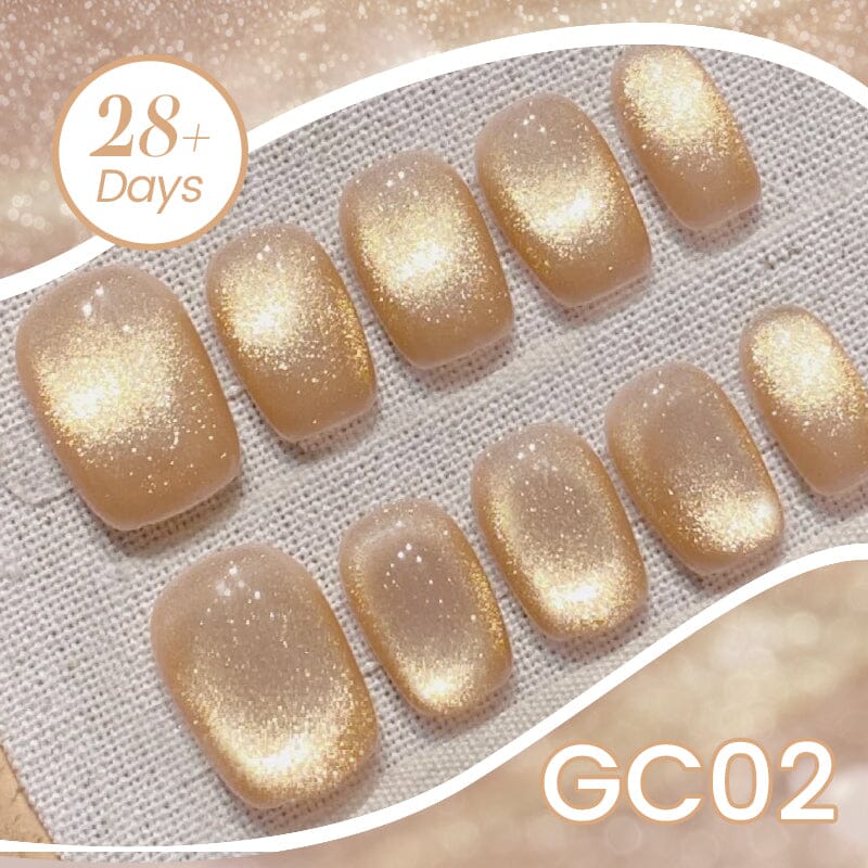 Gold Cat Magnetic Gel Polish GC02 Classic Poetry 10ml Gel Nail Polish BORN PRETTY 