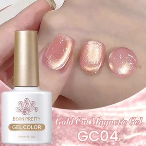 Gold Cat Magnetic Gel Polish GC04 Classic Poetry 10ml Gel Nail Polish BORN PRETTY 