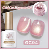 Gold Cat Magnetic Gel Polish 10ml Gel Nail Polish BORN PRETTY GC04 