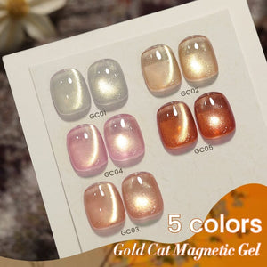 Gold Cat Magnetic Gel Polish 10ml Gel Nail Polish BORN PRETTY 