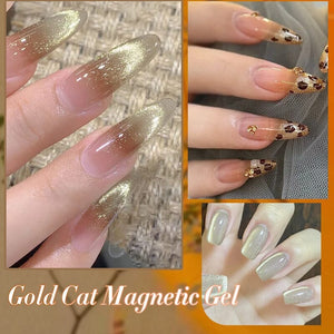 Gold Cat Magnetic Gel Polish 10ml Gel Nail Polish BORN PRETTY 