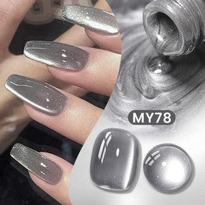 Water Light Cat Magnetic Gel Polish MY78 Smoky Aash 10ml Gel Nail Polish BORN PRETTY 