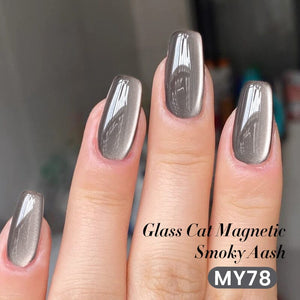 Water Light Cat Magnetic Gel Polish MY78 Smoky Aash 10ml Gel Nail Polish BORN PRETTY 