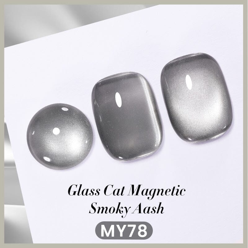 Water Light Cat Magnetic Gel Polish MY78 Smoky Aash 10ml Gel Nail Polish BORN PRETTY 