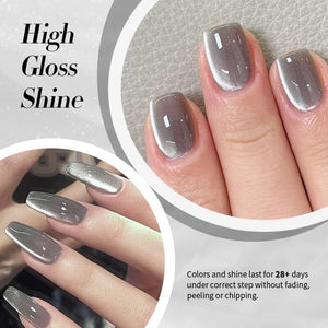 Water Light Cat Magnetic Gel Polish MY78 Smoky Aash 10ml Gel Nail Polish BORN PRETTY 