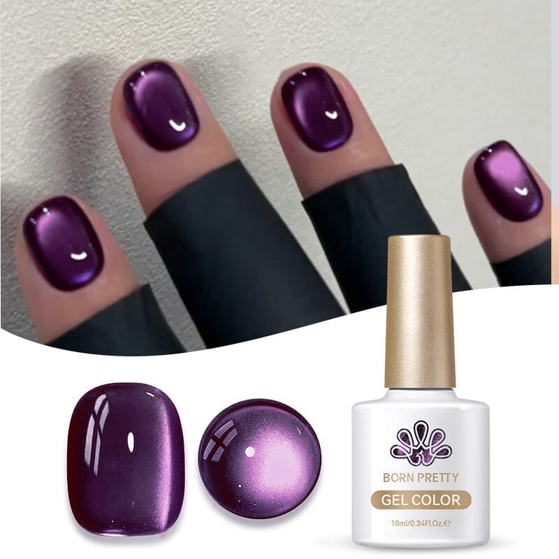 Water Light Cat Magnetic Gel Polish MY78-MY83 10ml Gel Nail Polish BORN PRETTY MY81 