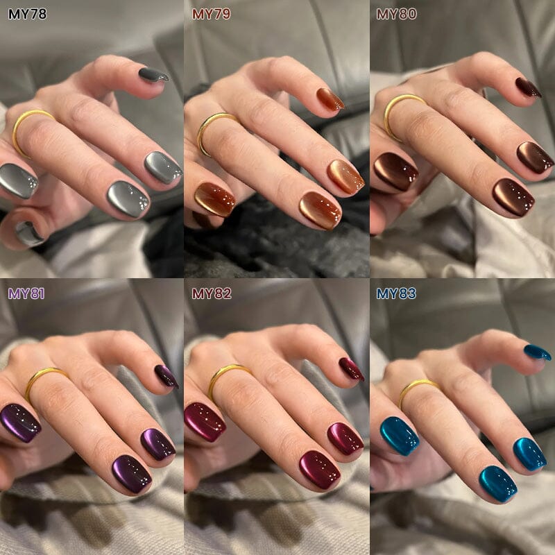 Water Light Cat Magnetic Gel Polish MY78-MY83 10ml Gel Nail Polish BORN PRETTY 
