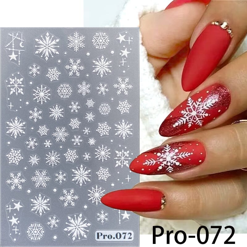 Christmas 3D Nail Sticker Pro-072